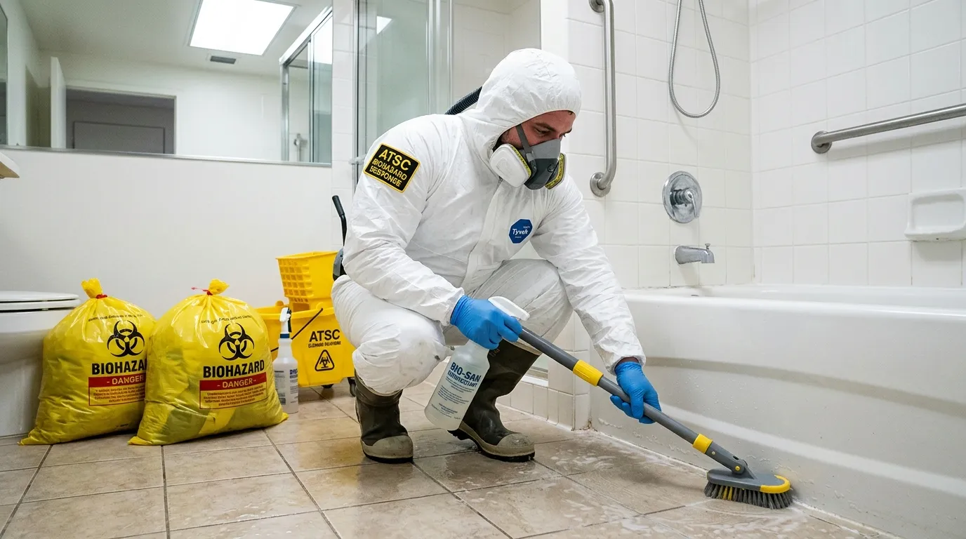 Decontamination equipment deployed for Blood Cleanup in Southgate